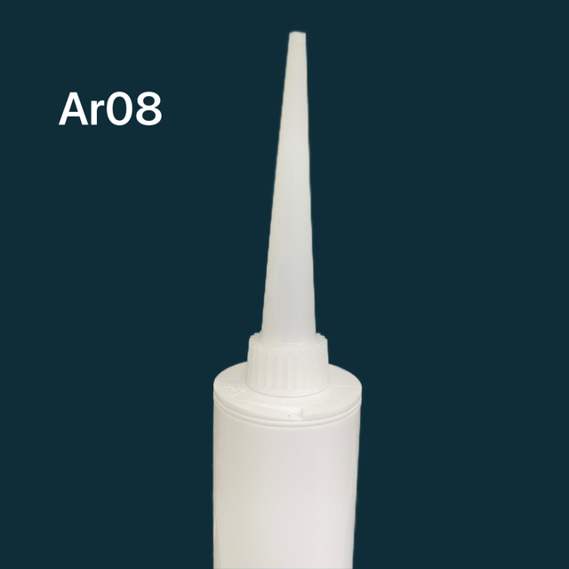 Cartucho de plástico de envasado de vidrio HDPE de 270 ml para sellador de silicona para la construcción