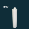 Cartucho de plástico HDPE blanco vacío Uso industrial para envases de sellador de silicona