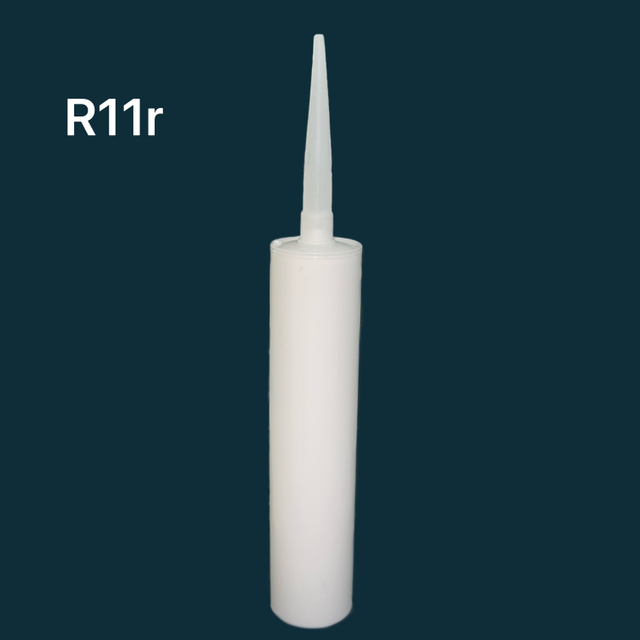 Cartucho de plástico de envasado de pegamento de vidrio HDPE de 270 ml para calafateo de sellador de silicona