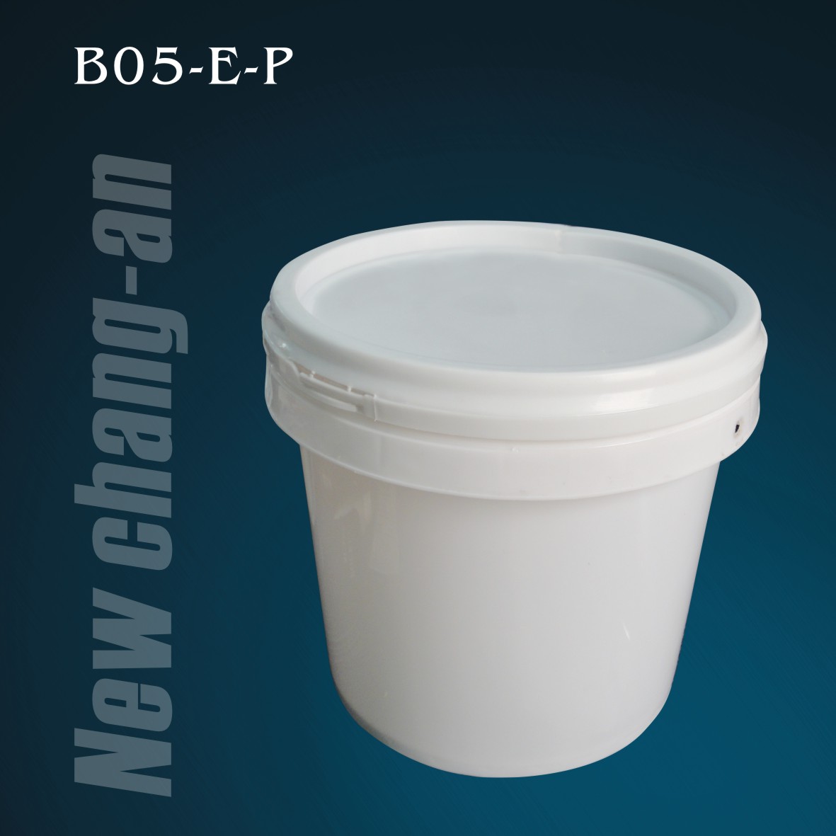  2L Cerina de plástico adhesivo de vidrio de vidrio de uso múltiple con mango y tapa para sellador de silicona para la industria de la construcción