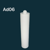 Cartucho de plástico de calafateo de vidrio HDPE vacío de 300 ml para envasado de sellador de silicona para la construcción