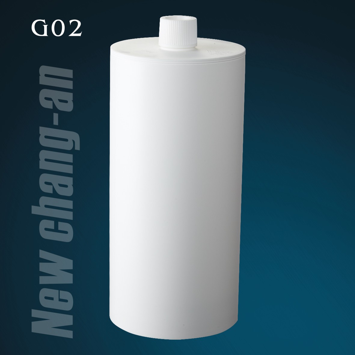 Tubo de plástico de 2600 ml Cartucho de plástico HDPE vacío para sellador de silicona industrial