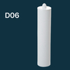 Cartucho de plástico HDPE de 10 oz de 10 oz para envases de sellador de silicona para la construcción