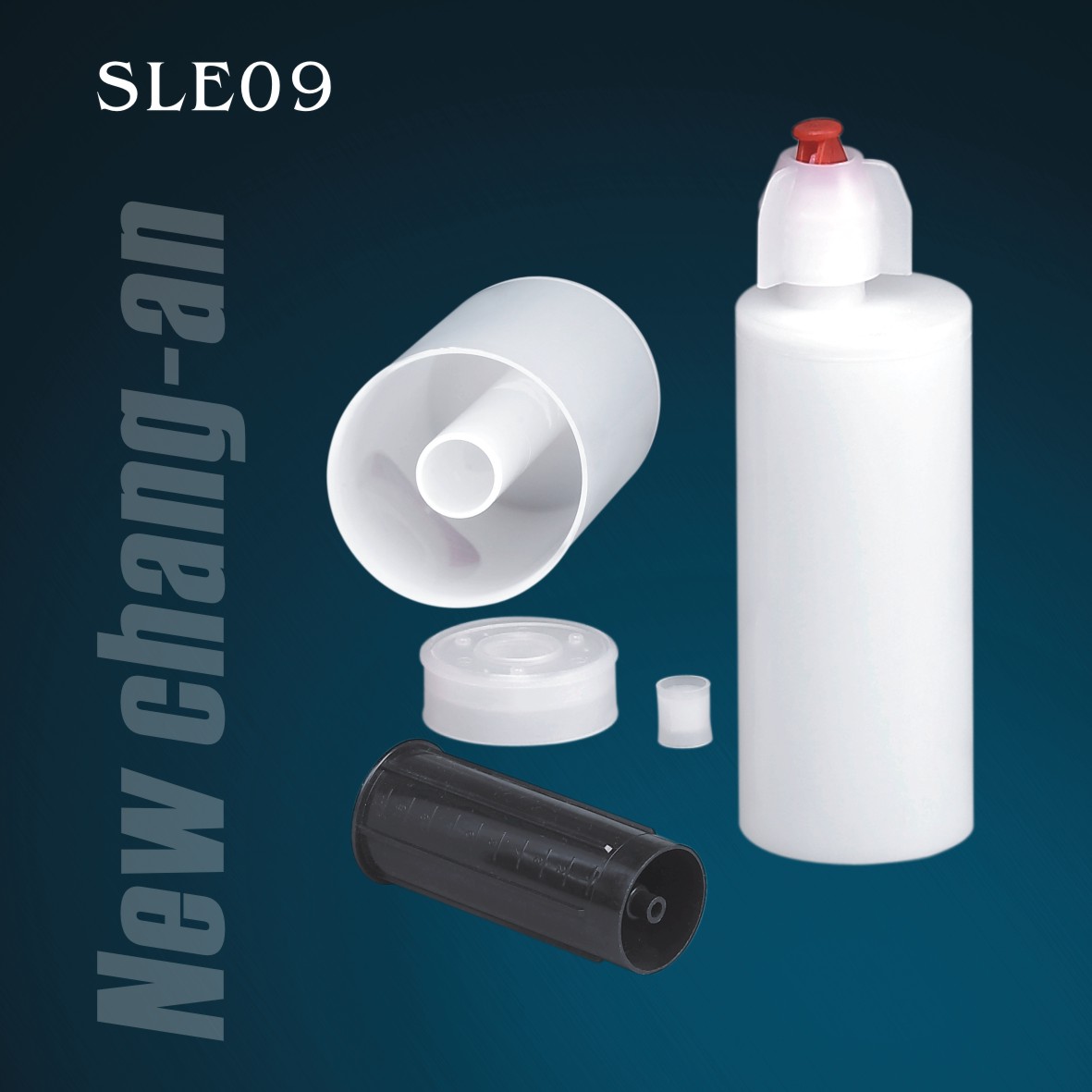 160 ml: cartucho doble de dos componentes de 16 ml para el paquete de adhesivo A + B SLE09
