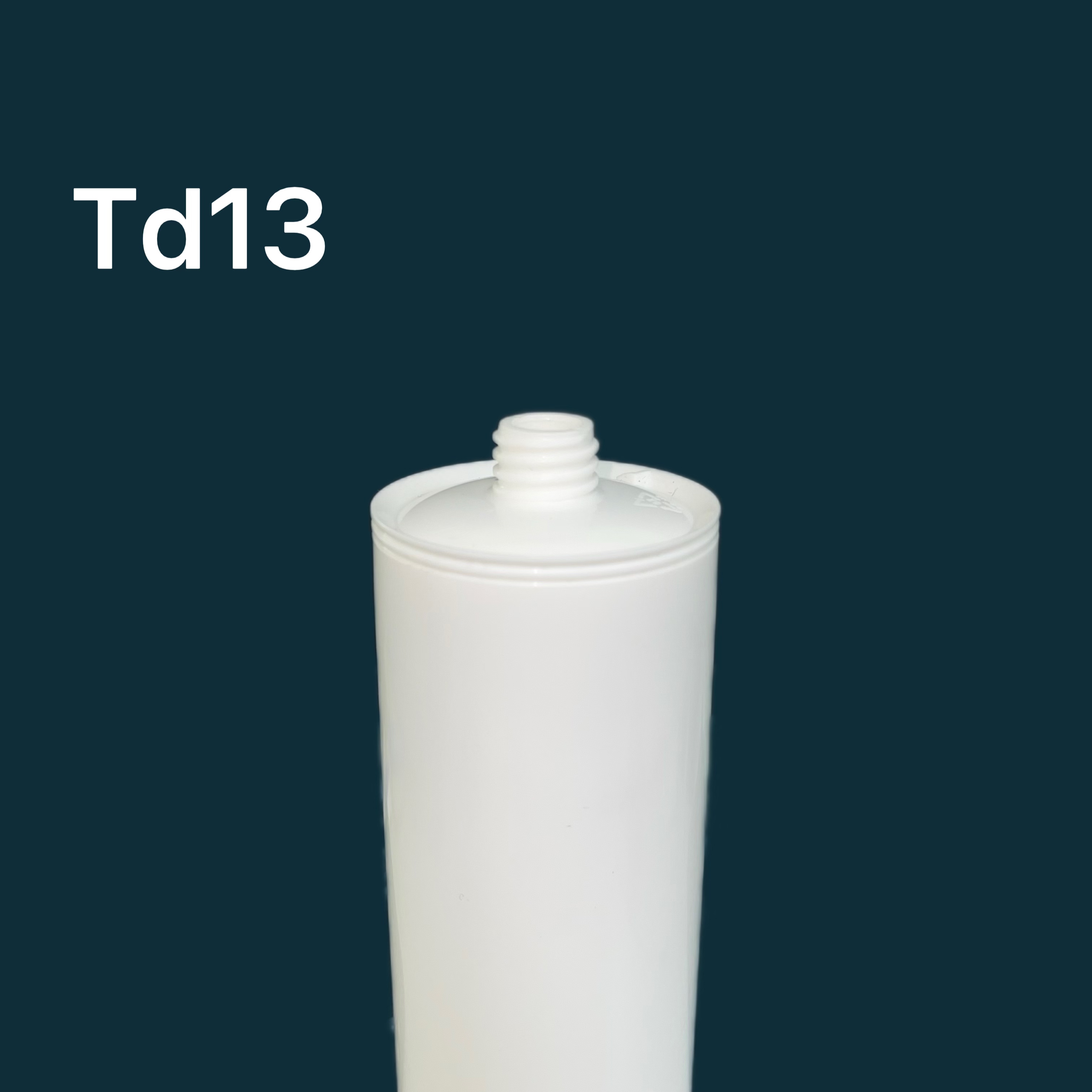 Cartucho de plástico para embalaje de vidrio HDPE de 300 ml para sellador de silicona para la construcción