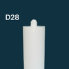 Cartucho de plástico HDPE vacío de 300 ml para envases de sellador de silicona
