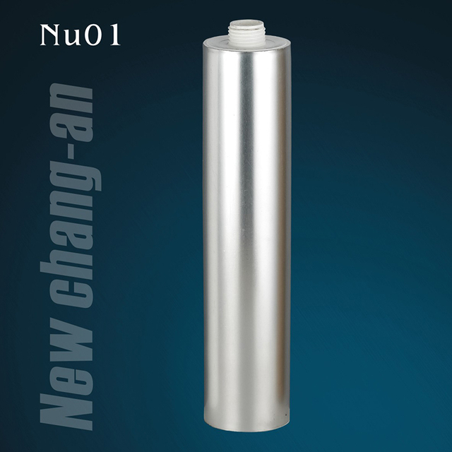 Cartucho de aluminio-plástico de HDPE vacío de 300 ml Nu01 para sellador MS