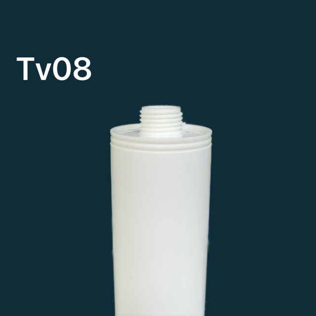 Cartucho de plástico de embalaje de vidrio HDPE vacío para sellador de silicona para la construcción