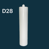 Cartucho de plástico HDPE vacío de 300 ml para envases de sellador de silicona