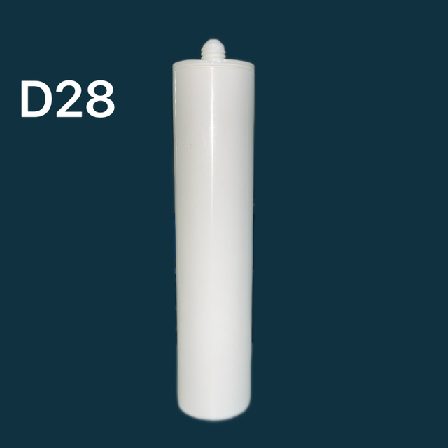 Cartucho de plástico HDPE vacío de 300 ml para envases de sellador de silicona