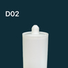 Cartucho de plástico HDPE HDPE de 300 ml de grado industrial para sellador de silicona para sellador de silicona 