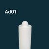 Cartucho de plástico IML vacío de 300 ml para envasado de sellador de silicona para la puerta de la ventana calafateo y sellado
