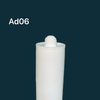 Cartucho de plástico de calafateo de vidrio HDPE vacío de 300 ml para envasado de sellador de silicona para la construcción