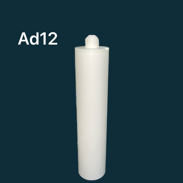 Botella de plástico de envasado de pegamento de vidrio de grado industrial de 300 ml para sellador de silicona para la construcción