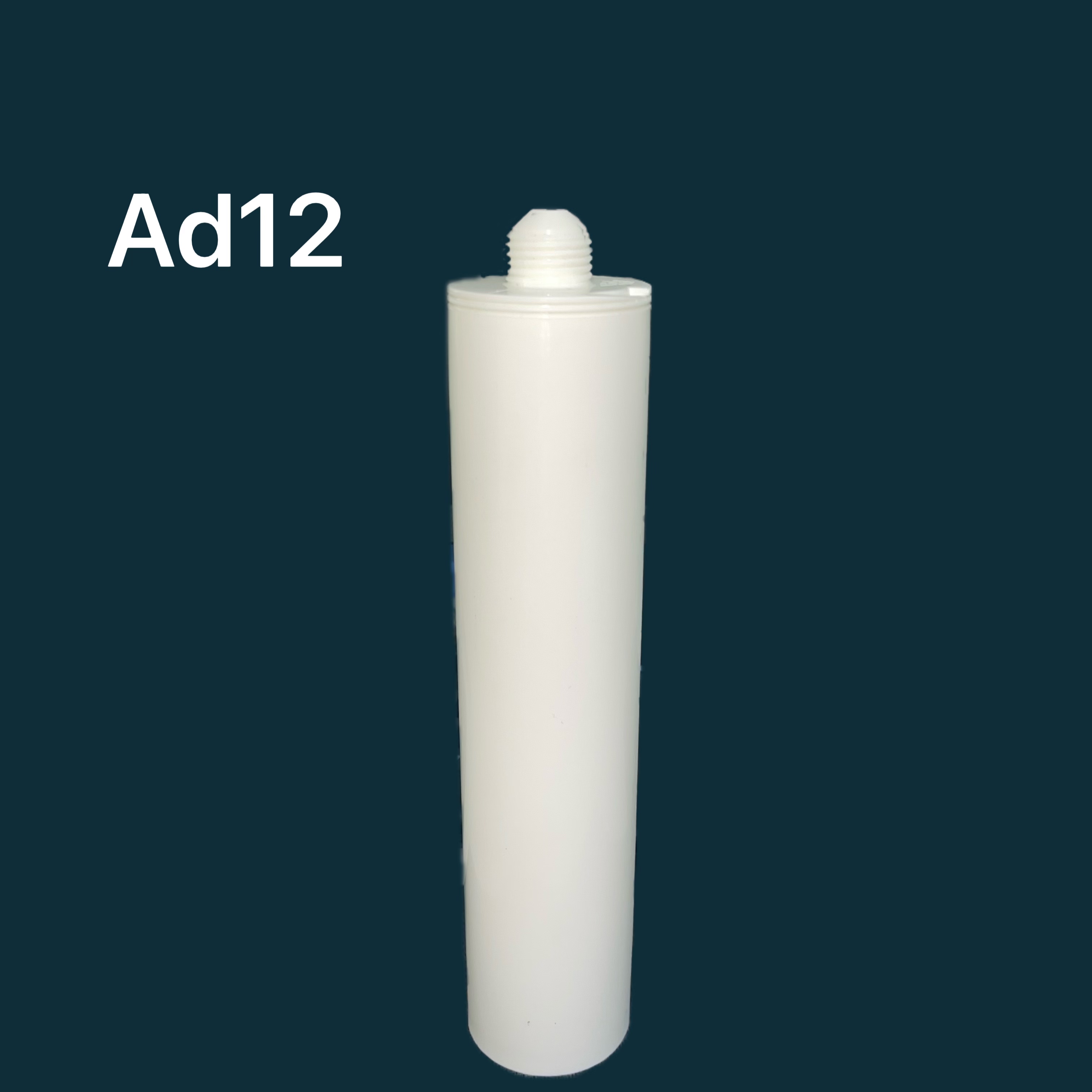 Botella de plástico de envasado de pegamento de vidrio de grado industrial de 300 ml para sellador de silicona para la construcción