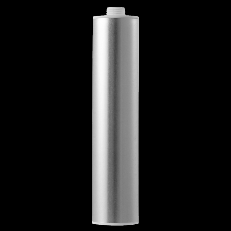 Cartucho de plástico de aluminio para calafateo de pegamento de vidrio resistente a productos químicos de uso industrial de 300 ml para selladores y adhesivos de silicona/MS/PU