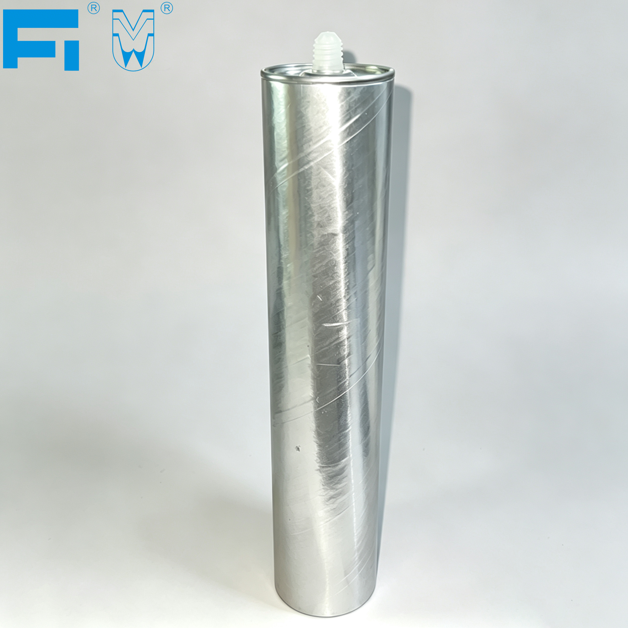 Cartucho de papel de embalaje adhesivo de vidrio resistente a productos químicos de grado industrial de 800 ml para calafateo de sellador