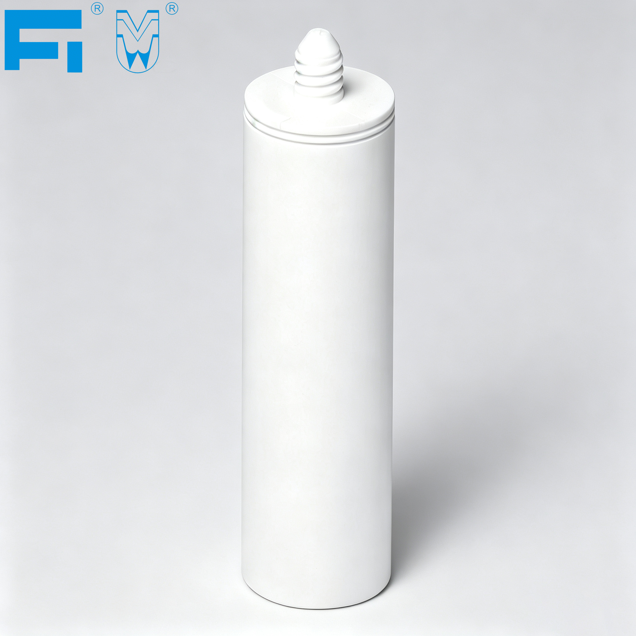 Cartucho de plástico de embalaje adhesivo de grado industrial de 115 ml con impresión personalizada para sellador, calafateo y sellado