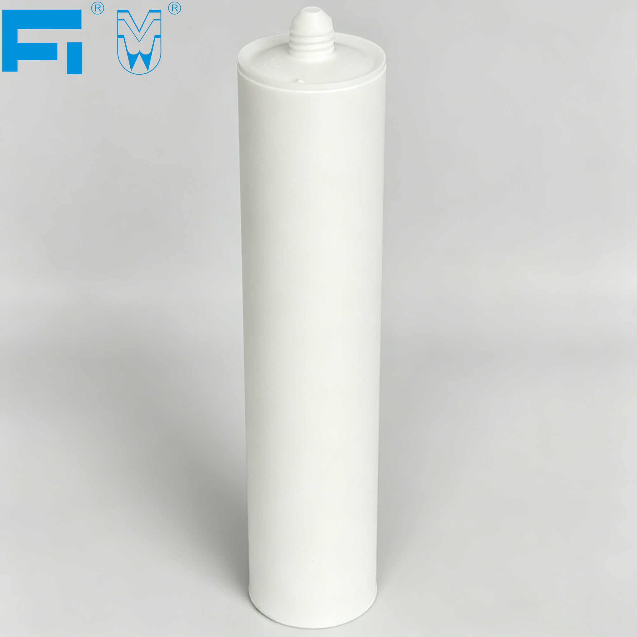 Cartucho de plástico PA de embalaje adhesivo impreso personalizado de 300 ml para calafateo sellador de uso industrial