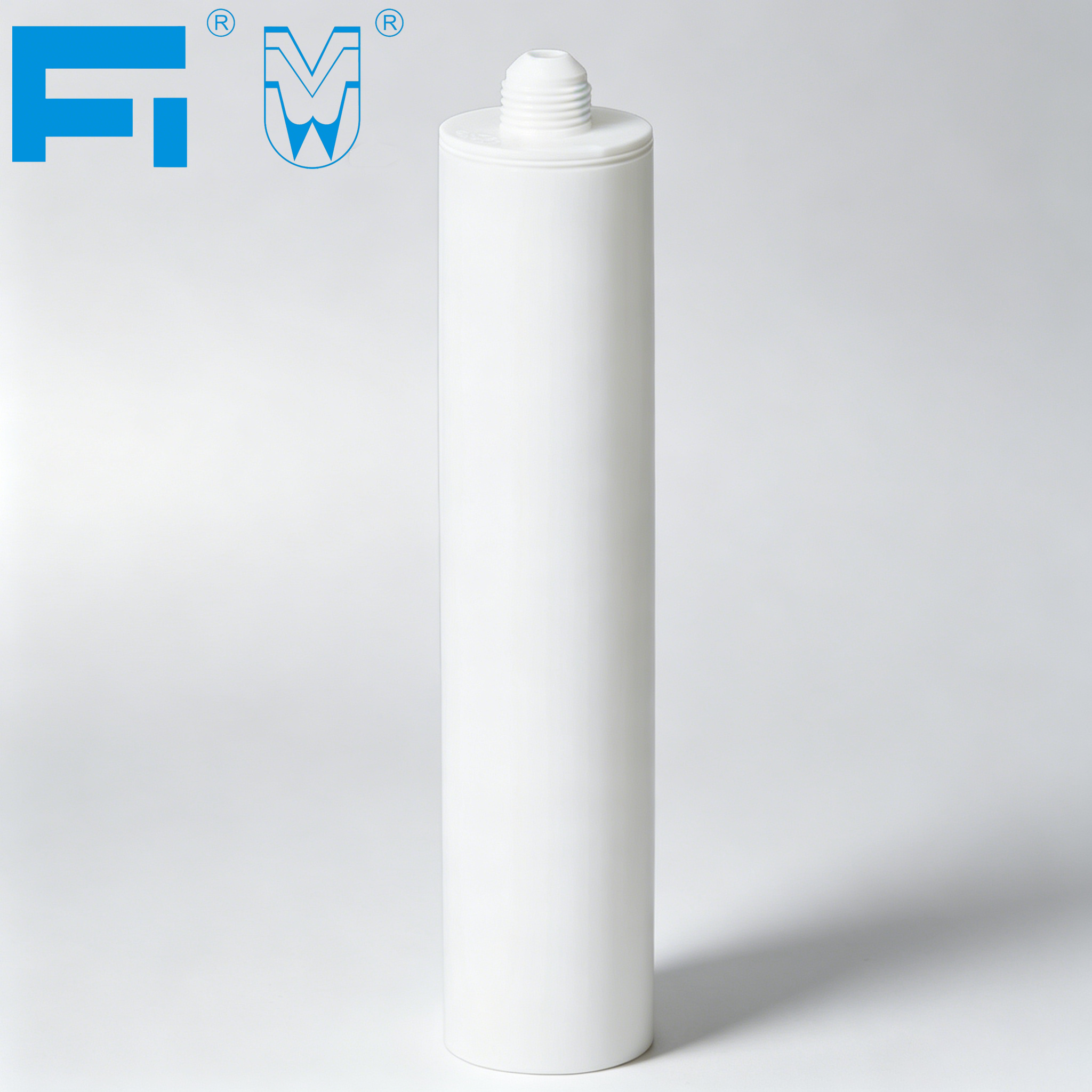 300ml Multiple Use Industry Grade HDPE Adhesive Packaging Plastic Cartridge for Silicone Sealant for Construction