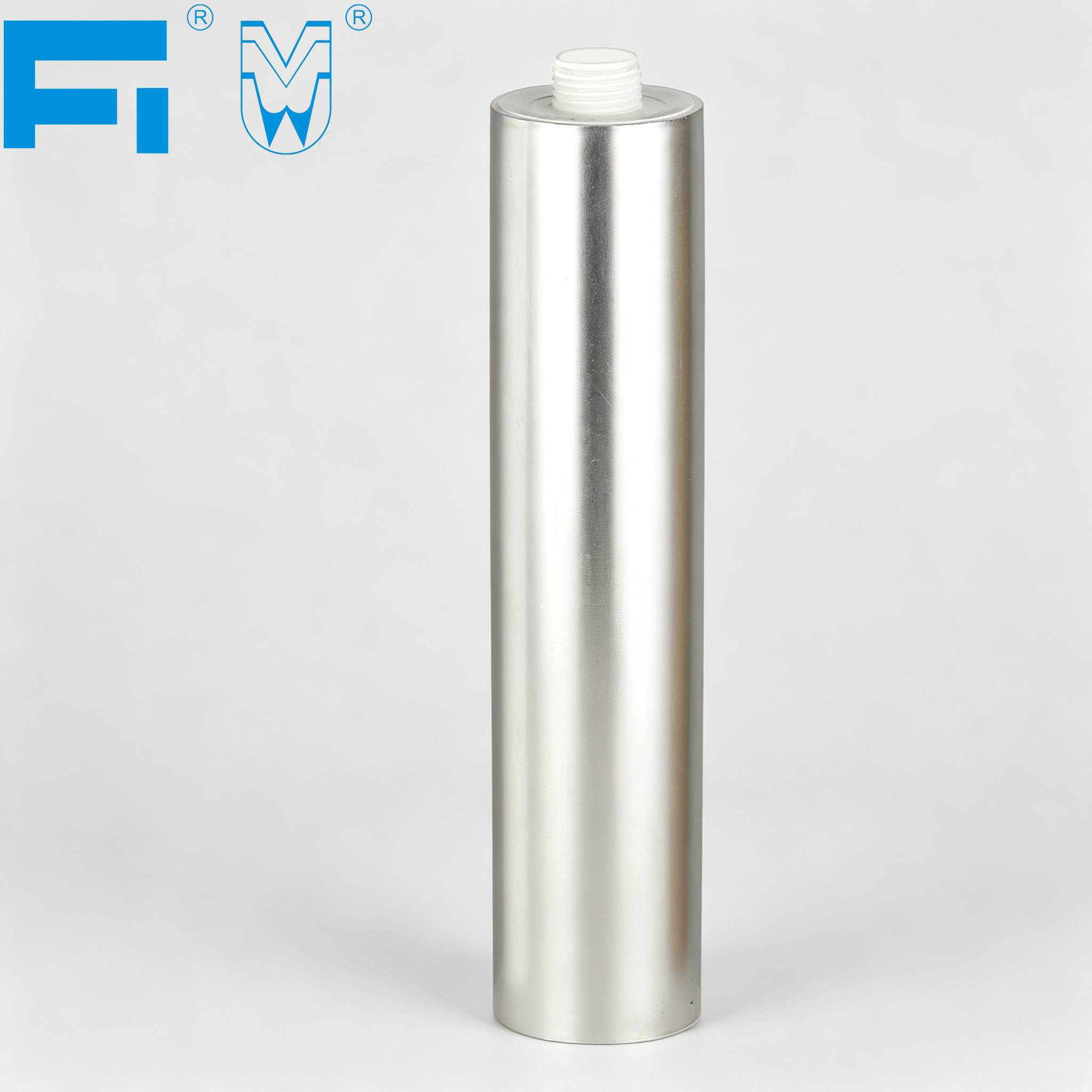Cartucho de plástico de aluminio para embalaje adhesivo de HDPE resistente a productos químicos de 300 ml para calafateo sellador MS para la industria